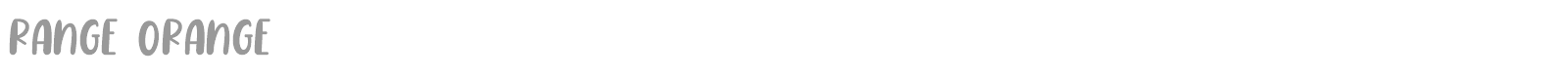 Range Orange font preview